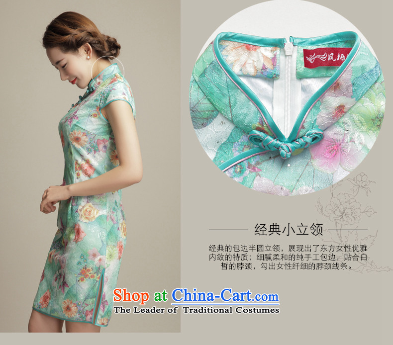 Bong-cycle Hui ( ) migratory 7475 improved qipao 2015 Summer new stylish lace cheongsam dress suit L pictures, DQ1597 price, brand platters! The elections are supplied in the national character of distribution, so action, buy now enjoy more preferential! As soon as possible.