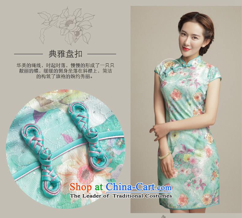Bong-cycle Hui ( ) migratory 7475 improved qipao 2015 Summer new stylish lace cheongsam dress suit L pictures, DQ1597 price, brand platters! The elections are supplied in the national character of distribution, so action, buy now enjoy more preferential! As soon as possible.