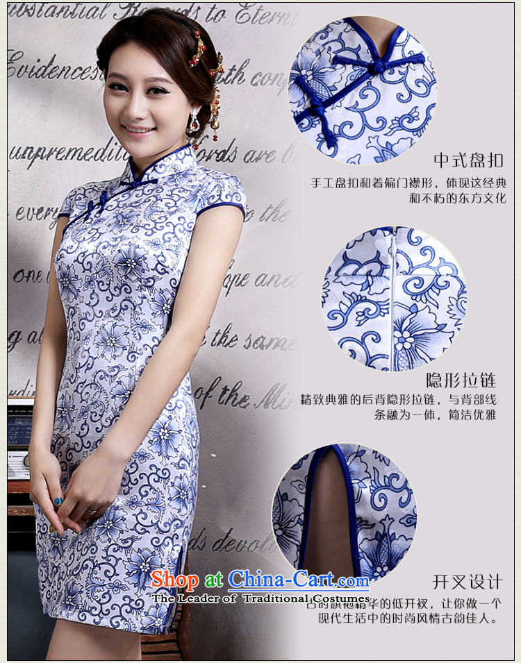 With the CHINESE CHEONGSAM 2015 Spring Antique improved short of daily Tang who decorated porcelain summer couture dresses qipao porcelain L picture, prices, brand platters! The elections are supplied in the national character of distribution, so action, buy now enjoy more preferential! As soon as possible.