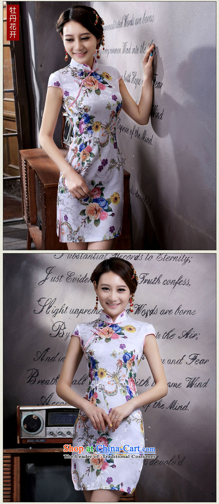 With the CHINESE CHEONGSAM 2015 Spring Antique improved short of daily Tang who decorated porcelain summer couture dresses qipao porcelain L picture, prices, brand platters! The elections are supplied in the national character of distribution, so action, buy now enjoy more preferential! As soon as possible.