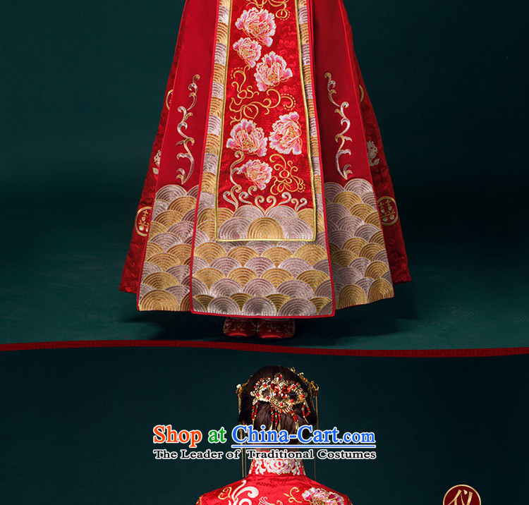 The new 2015 Luang Sau Wo Service Soo kimono dragon use Chinese wedding dresses retro bride bows services lace luxury petticoats M picture, prices, brand platters! The elections are supplied in the national character of distribution, so action, buy now enjoy more preferential! As soon as possible.