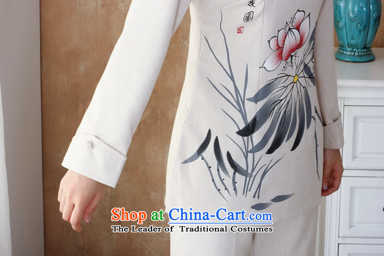 In accordance with the fuser trendy new for women retro improved Tang dynasty qipao gown is a mock-neck disc detained Sau San Tong Boxed Kit WNS/2508-1# kit beige L picture, prices, brand platters! The elections are supplied in the national character of distribution, so action, buy now enjoy more preferential! As soon as possible.