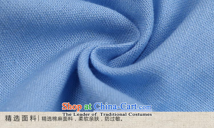 Products for the new fall short of Ramadan, stylish ethnic Chinese cotton linen improved long-sleeved blouses and Tang dynasty blue shirt qipao S picture, prices, brand platters! The elections are supplied in the national character of distribution, so action, buy now enjoy more preferential! As soon as possible.
