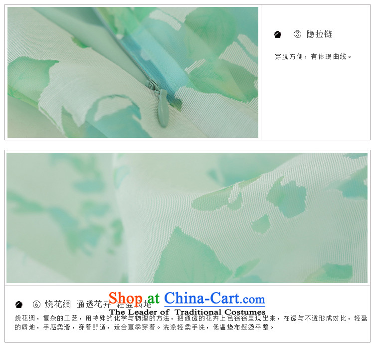 A Pinwheel Without Wind Flower Yat yarn new dresses China wind female white-collar occupations skirt summer ethnic fresh small blue S picture, prices, brand platters! The elections are supplied in the national character of distribution, so action, buy now enjoy more preferential! As soon as possible.