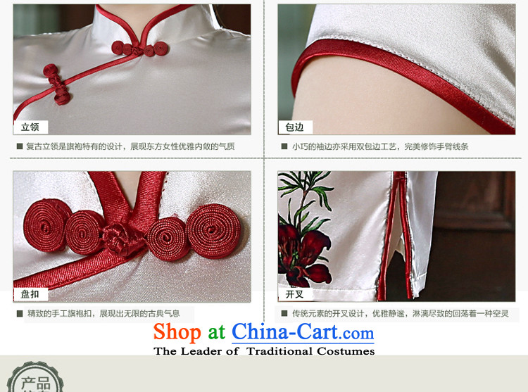 At 2015 new pro-Silk Cheongsam summer and fall short of replacing the skirt herbs extract routine female cheongsam dress short of improved XL Photo, prices, brand platters! The elections are supplied in the national character of distribution, so action, buy now enjoy more preferential! As soon as possible.