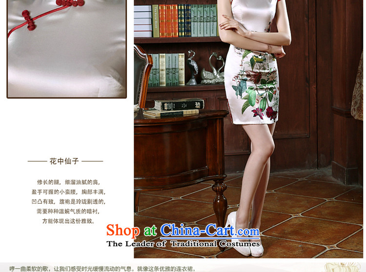 At 2015 new pro-Silk Cheongsam summer and fall short of replacing the skirt herbs extract routine female cheongsam dress short of improved XL Photo, prices, brand platters! The elections are supplied in the national character of distribution, so action, buy now enjoy more preferential! As soon as possible.