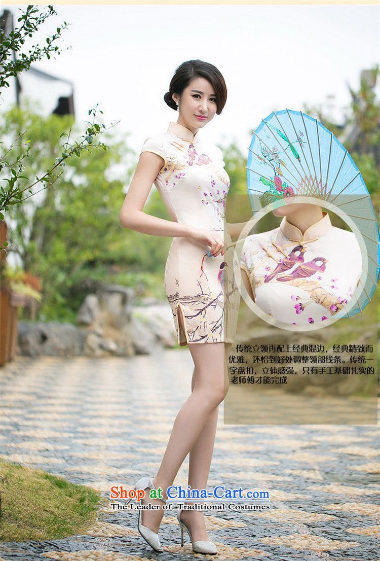 The cross-sa and poetry new summer retro ethnic cheongsam dress, stylish improved daily cheongsam dress ZA 058 L picture, prices, brand platters! The elections are supplied in the national character of distribution, so action, buy now enjoy more preferential! As soon as possible.