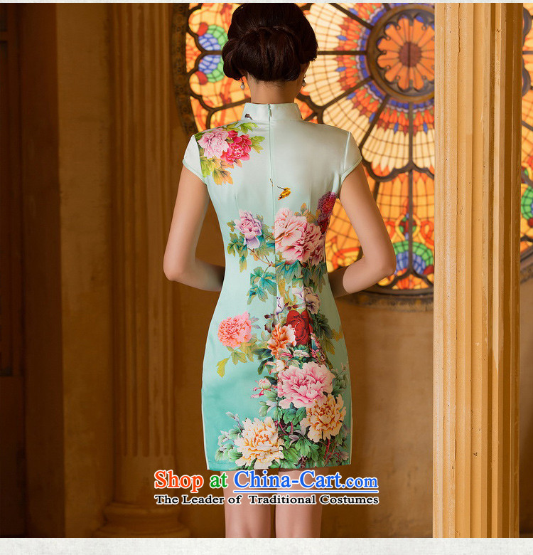 The cheer her up overnight spend the first pick new products cheongsam dress summer daily improved cheongsam dress digital printing qipao ZA 064 pink S picture, prices, brand platters! The elections are supplied in the national character of distribution, so action, buy now enjoy more preferential! As soon as possible.
