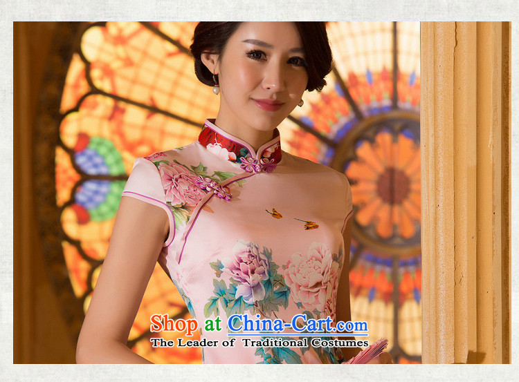 The cheer her up overnight spend the first pick new products cheongsam dress summer daily improved cheongsam dress digital printing qipao ZA 064 pink S picture, prices, brand platters! The elections are supplied in the national character of distribution, so action, buy now enjoy more preferential! As soon as possible.