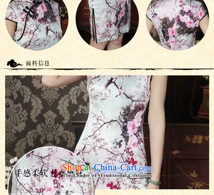 Dan smoke silk cheongsam dress summer Chinese improved Mock-neck herbs extract the bad disk deduction qipao magpies cheongsam dress Figure 2XL color pictures, prices, brand platters! The elections are supplied in the national character of distribution, so action, buy now enjoy more preferential! As soon as possible.