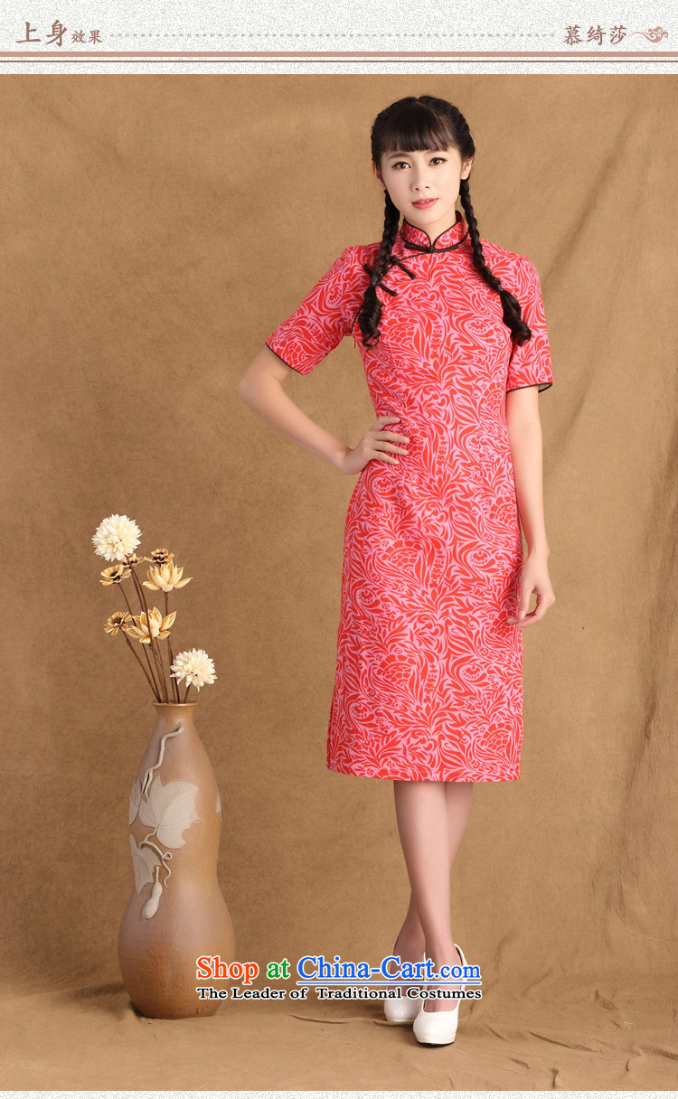 The cross-sa from the Greek New cotton linen ethnic daily improved cheongsam dress stylish summer in the skirt of qipao ctbs QP247 red L picture, prices, brand platters! The elections are supplied in the national character of distribution, so action, buy now enjoy more preferential! As soon as possible.