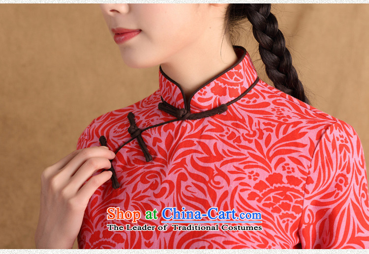 The cross-sa from the Greek New cotton linen ethnic daily improved cheongsam dress stylish summer in the skirt of qipao ctbs QP247 red L picture, prices, brand platters! The elections are supplied in the national character of distribution, so action, buy now enjoy more preferential! As soon as possible.