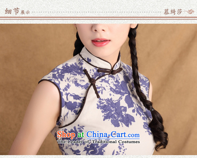The cross-sa 2015 summer the extreme Sleeveless Men's Mock-Neck retro ethnic stylish cotton linen in long skirt ctbs QP783 qipao S picture, prices, brand platters! The elections are supplied in the national character of distribution, so action, buy now enjoy more preferential! As soon as possible.