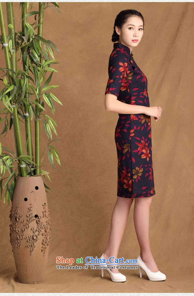 The cross-sha zi 2015 spring/summer rain replacing new stylish retro improved daily qipao cotton linen arts cheongsam dress ctbs QK647 XL Photo, prices, brand platters! The elections are supplied in the national character of distribution, so action, buy now enjoy more preferential! As soon as possible.