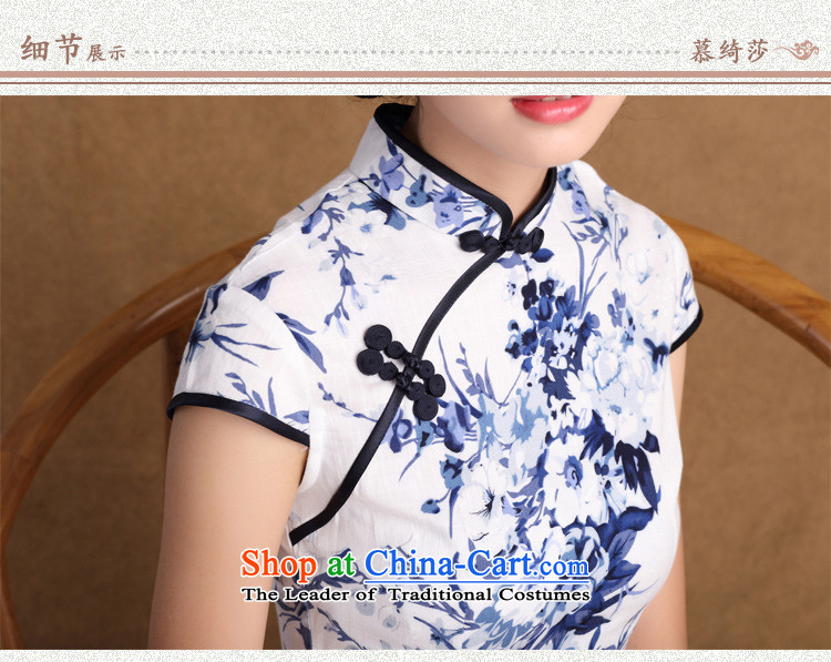 The cheer her from El new summer new stretch cotton linen daily routine improvement qipao improved short porcelain cheongsam dress SZ M815 PUERTORRICANS size is too small) Picture, prices, brand platters! The elections are supplied in the national character of distribution, so action, buy now enjoy more preferential! As soon as possible.