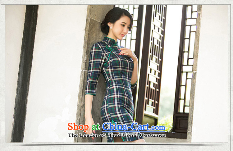 The cross-sa Monogatari 2015 Ms. new cheongsam summer in a compartment of the Republic of Korea and Stylish retro daily cuff improved cheongsam dress tri-color red checkered ZA 102 XL Photo, prices, brand platters! The elections are supplied in the national character of distribution, so action, buy now enjoy more preferential! As soon as possible.