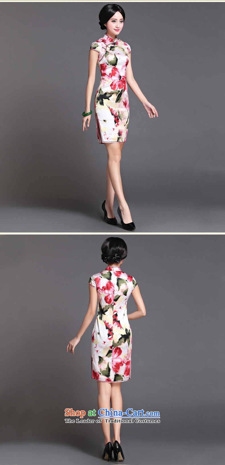 Joe was aristocratic upscale heavyweight Silk Cheongsam summer gathering improved dresses ZS010 White XL Photo, prices, brand platters! The elections are supplied in the national character of distribution, so action, buy now enjoy more preferential! As soon as possible.