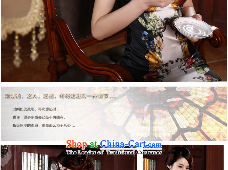 At 2015 new pro-autumn day-to-day summer short of herbs extract retro highstreet silk cheongsam dress improved short M picture, prices, brand platters! The elections are supplied in the national character of distribution, so action, buy now enjoy more preferential! As soon as possible.