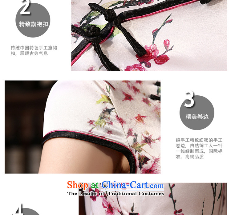 2015 autumn morning pro-summer herbs extract new upscale short of retro Sau San silk daily stylish improved qipao short, 2XL Photo, prices, brand platters! The elections are supplied in the national character of distribution, so action, buy now enjoy more preferential! As soon as possible.