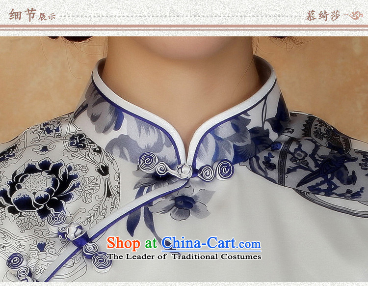 The cross-sa, Gillian Yao new heavyweight Silk Cheongsam summer couture cheongsam dress herbs extract short-sleeved Y S5118 XL Photo, prices, brand platters! The elections are supplied in the national character of distribution, so action, buy now enjoy more preferential! As soon as possible.