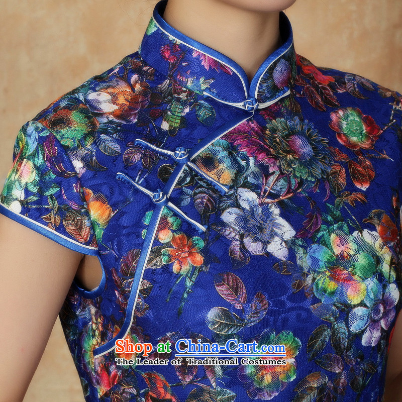 The cross-sa Hsichih surplus new Antique Lace cheongsam dress ethnic stylish improved day-to-day progress 2XL, Y5122 qipao cross-sa , , , shopping on the Internet