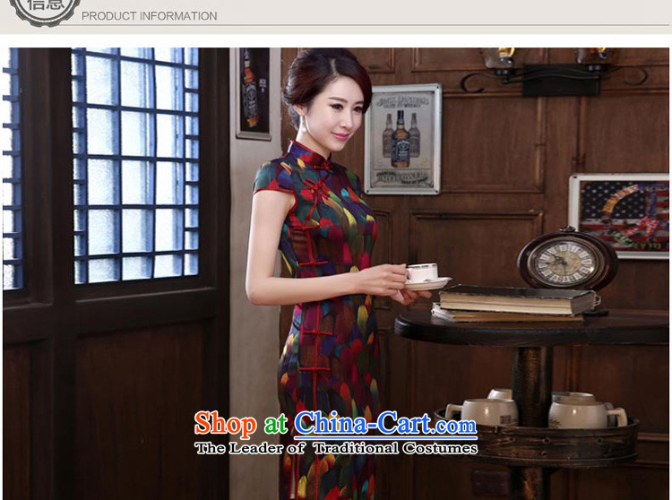 The pro-am new summer fall short of the Sau San silk retro stylish improved herbs extract upscale cheongsam dress short, 2XL Photo, prices, brand platters! The elections are supplied in the national character of distribution, so action, buy now enjoy more preferential! As soon as possible.