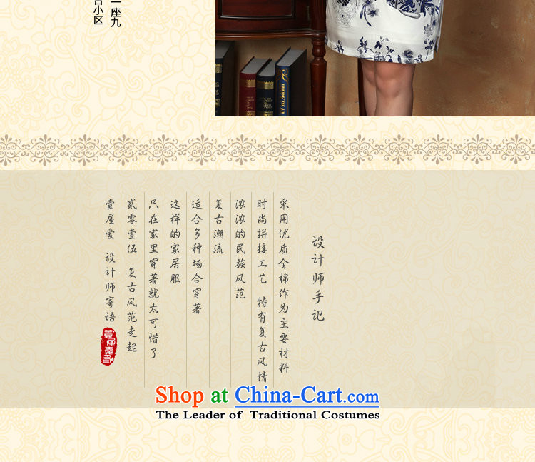 Figure for summer flowers new women's dresses silk Chinese improved collar porcelain herbs extract comfortable qipao gown as shown short-color pictures, prices, XL brand platters! The elections are supplied in the national character of distribution, so action, buy now enjoy more preferential! As soon as possible.
