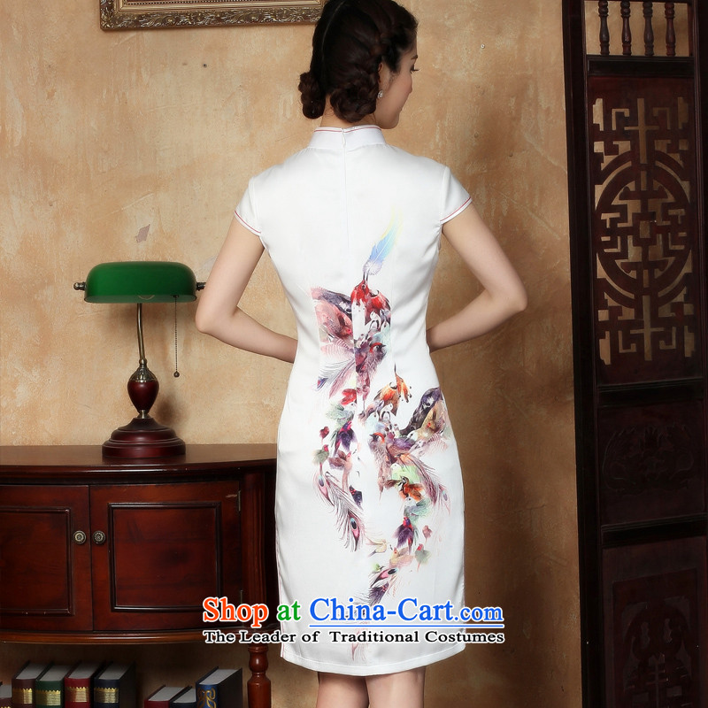The cross-SA-Daily in new forms of improvement in the spring and summer of qipao long cheongsam dress female silk cheongsam dress the cross-sa Y5129 XL, , , , shopping on the Internet