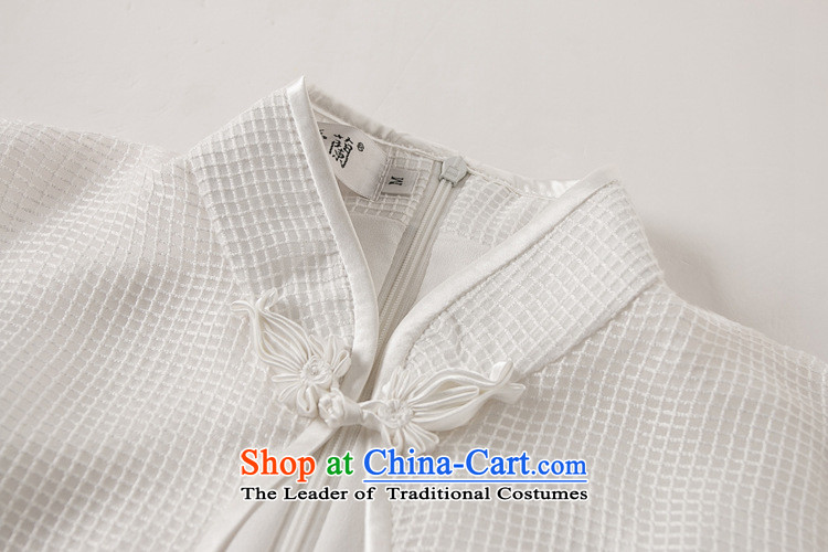 Progress toward a new summer 2015 Ritz of Chinese cheongsam dress snowflake embroidered sleeveless white temperament short of daily qipao white L picture, prices, brand platters! The elections are supplied in the national character of distribution, so action, buy now enjoy more preferential! As soon as possible.