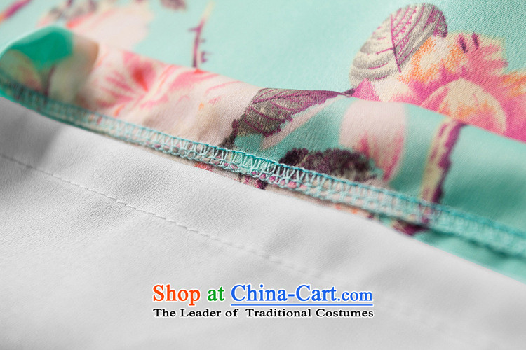 Progress toward Alice 2015 Summer new cheongsam dress in older MOM pack upscale temperament cheongsam dress stamp light blue M picture, prices, brand platters! The elections are supplied in the national character of distribution, so action, buy now enjoy more preferential! As soon as possible.