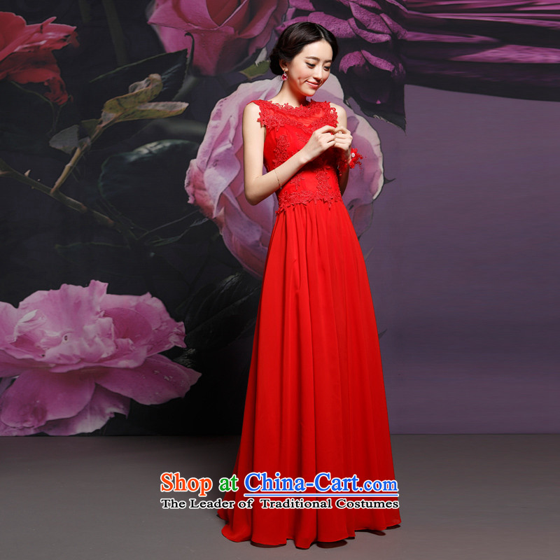 Recalling that the new Marriage hates makeup and red long drink service bridal dresses Chinese Antique Lace improved Q14729 evening dress RED M, recalling that hates makeup and shopping on the Internet has been pressed.