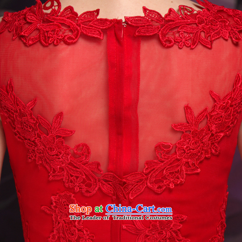 Recalling that the new Marriage hates makeup and red long drink service bridal dresses Chinese Antique Lace improved Q14729 evening dress RED M, recalling that hates makeup and shopping on the Internet has been pressed.