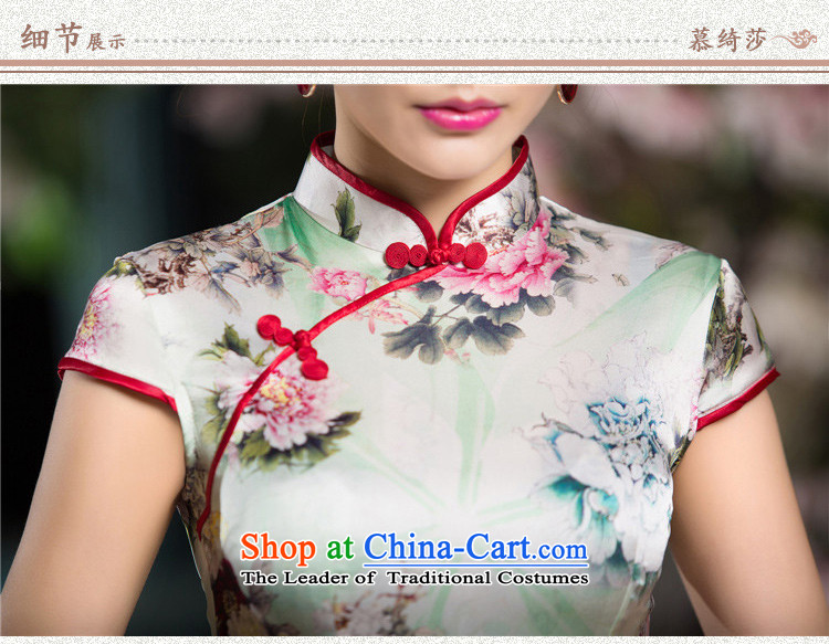 The cross-sa Baihua Zhengyan, 2015 new ethnic women retro style heavyweight Silk Cheongsam improved SZ2S2217 daily M picture, prices, brand platters! The elections are supplied in the national character of distribution, so action, buy now enjoy more preferential! As soon as possible.