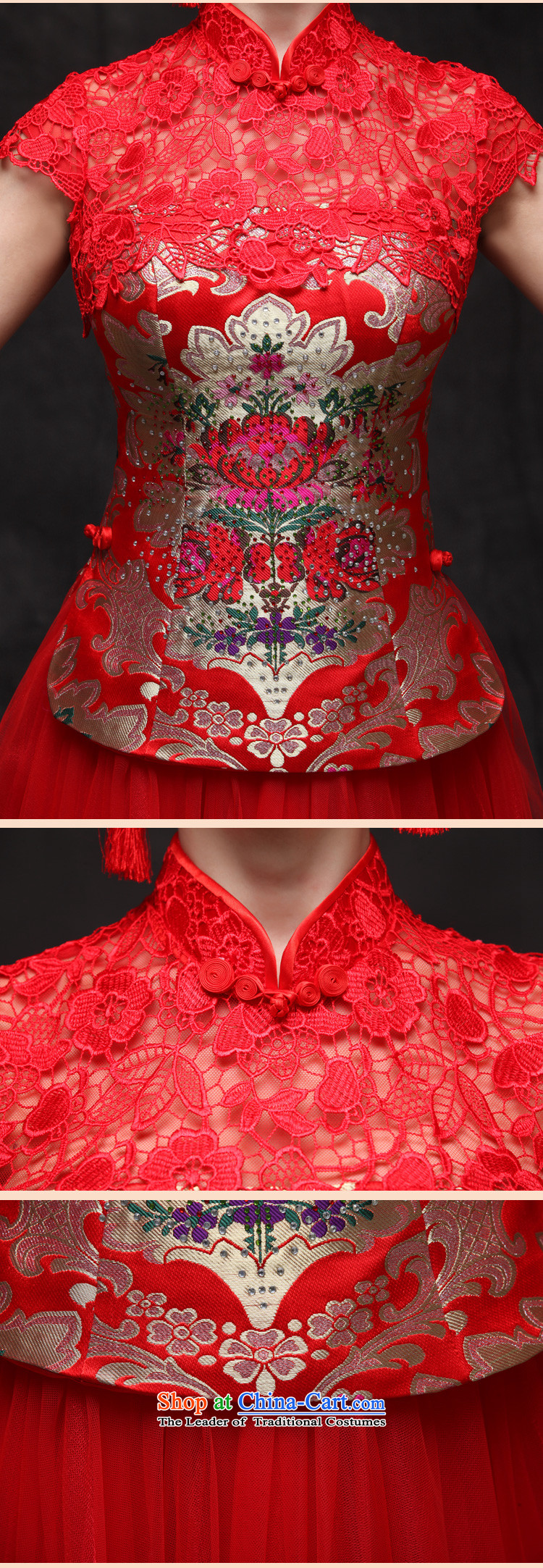 Sau Wo Saga Soo Wo Service Chinese Dress improved services cheongsam dress bride bows Sau San retro marriage qipao large red qipao large red XL Photo, prices, brand platters! The elections are supplied in the national character of distribution, so action, buy now enjoy more preferential! As soon as possible.