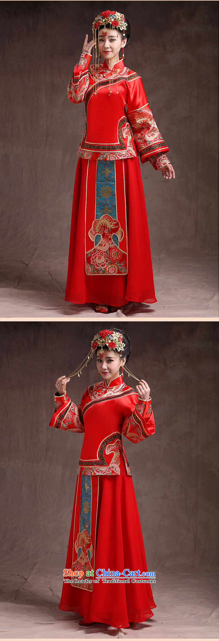 Sau Wo Family Service bridal dresses Sau Wo Chinese wedding dress red bows wedding dress retro qipao 2015 New Kimono clothes set of Sau S of pictures, prices, brand platters! The elections are supplied in the national character of distribution, so action, buy now enjoy more preferential! As soon as possible.