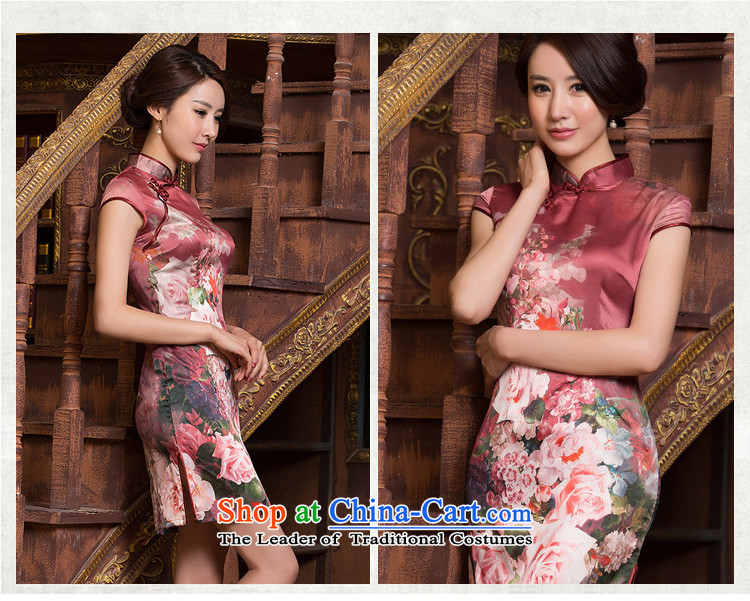The cross-sa 2015 daily qipao bridging to ensure improvement of ethnic women short-sleeved retro Sau San Tong replacing cheongsam dress short-sleeved ZA 069 S picture, prices, brand platters! The elections are supplied in the national character of distribution, so action, buy now enjoy more preferential! As soon as possible.