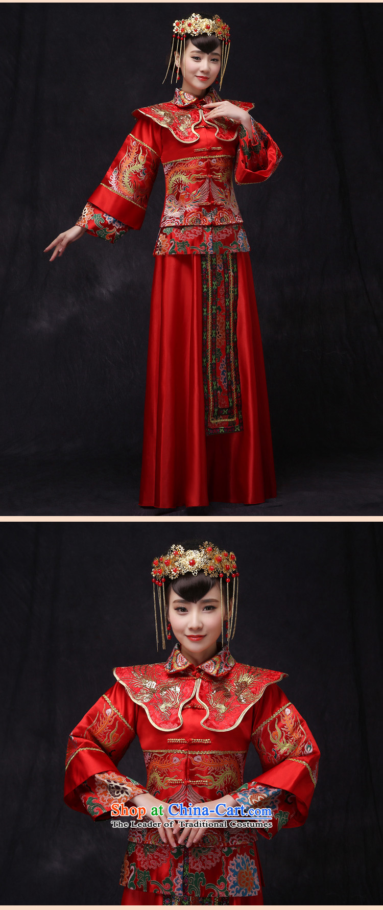 Sau Wo Saga Soo Wo Service retro-soo Wo Service brides Chinese wedding dress uniform red dragon qipao bows should start with the spring and summer wedding gown, a M of clothes picture, prices, brand platters! The elections are supplied in the national character of distribution, so action, buy now enjoy more preferential! As soon as possible.