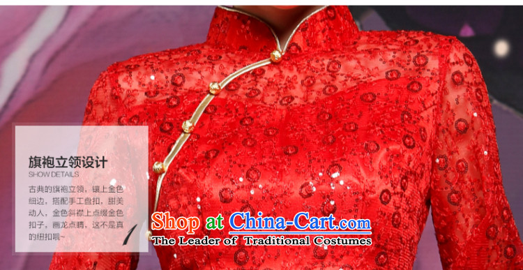 Recalling that the new hates makeup and CHINESE CHEONGSAM long-sleeved clothing at the marriage of improved services and stylish bride cheongsam dress Q14717 drink red XL Photo, prices, brand platters! The elections are supplied in the national character of distribution, so action, buy now enjoy more preferential! As soon as possible.