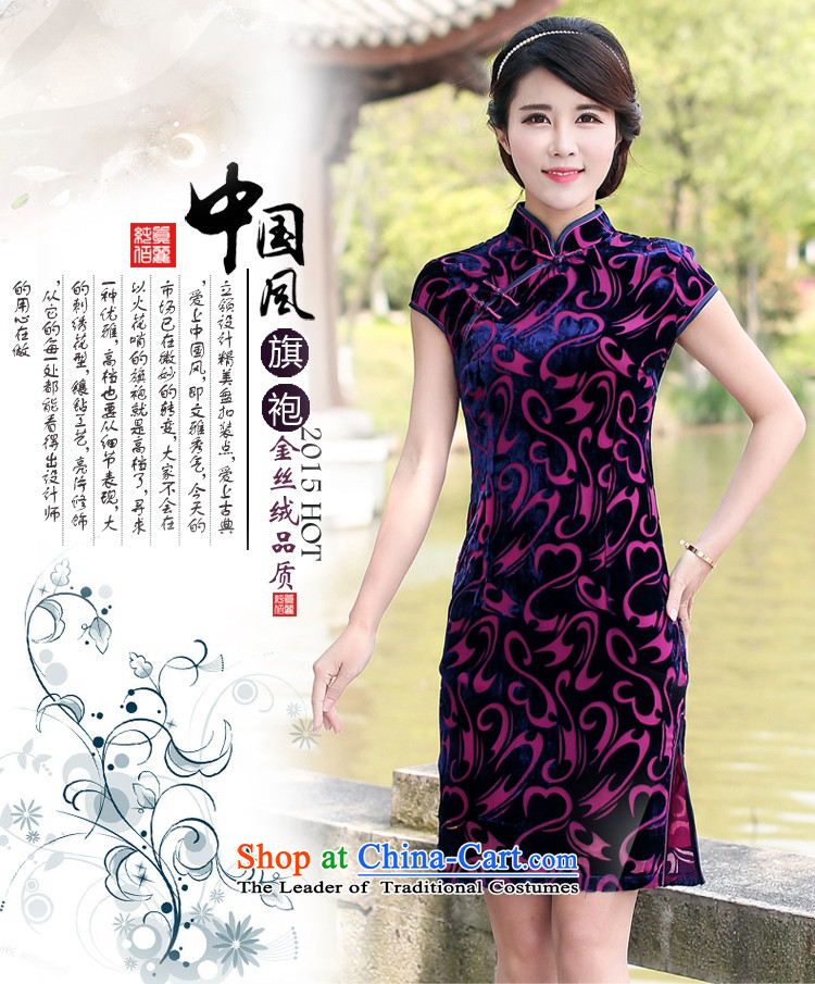Sexy Bai Lai summer improved cheongsam dress dresses classic high-end Kim scouring pads short-sleeved blouses and Tang dynasty qipao gown XXL pictures, wedding price, brand platters! The elections are supplied in the national character of distribution, so action, buy now enjoy more preferential! As soon as possible.