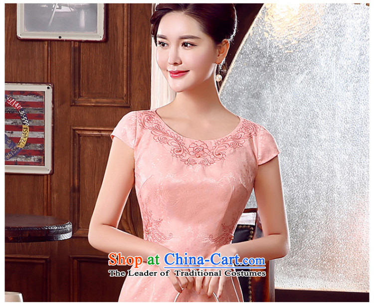 [Sau Kwun Tong] Your new improvements Ngan 2015 cheongsam dress summer Stylish retro-day dresses KD5326 pink M picture, prices, brand platters! The elections are supplied in the national character of distribution, so action, buy now enjoy more preferential! As soon as possible.