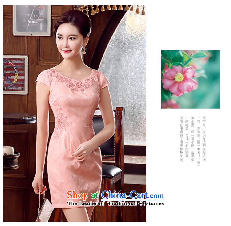 [Sau Kwun Tong] Your new improvements Ngan 2015 cheongsam dress summer Stylish retro-day dresses KD5326 pink M picture, prices, brand platters! The elections are supplied in the national character of distribution, so action, buy now enjoy more preferential! As soon as possible.