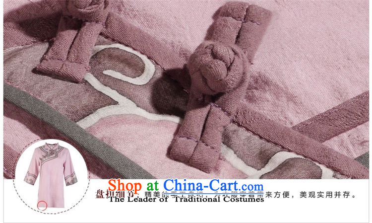 No. Tang Ramadan cotton linen Tang dynasty women of ethnic retro women short-sleeved T-shirt qipao light purple S picture, prices, brand platters! The elections are supplied in the national character of distribution, so action, buy now enjoy more preferential! As soon as possible.