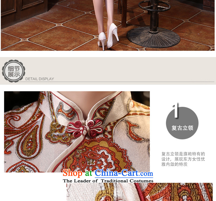 The pro-am daily new 2015 retro improvement and the relatively short time of herbs extract silk cheongsam dress up the skirt short, 2XL Photo, prices, brand platters! The elections are supplied in the national character of distribution, so action, buy now enjoy more preferential! As soon as possible.