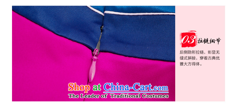 Wood in spring and summer of 2015 really new Chinese collar stitching dual color embroidery mother qipao 43283 bird 18 PINK M picture, prices, brand platters! The elections are supplied in the national character of distribution, so action, buy now enjoy more preferential! As soon as possible.