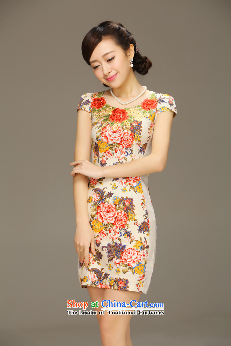 The former Yugoslavia of the nation known Li Lau suit the new dresses China wind classical female embroidery cheongsam dress QLZ15Q6026 retro Lau of the XL Photo, prices, brand platters! The elections are supplied in the national character of distribution, so action, buy now enjoy more preferential! As soon as possible.