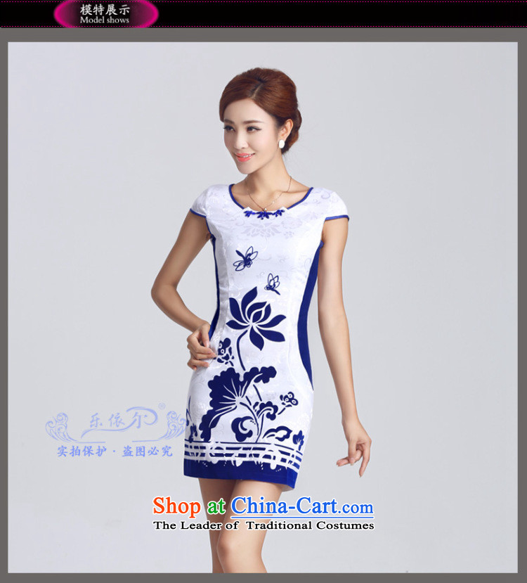 In accordance with the American female's improved lady qipao short skirt elegant furnished in a classic style qipao) Daily LYE33302 White XL Photo, prices, brand platters! The elections are supplied in the national character of distribution, so action, buy now enjoy more preferential! As soon as possible.
