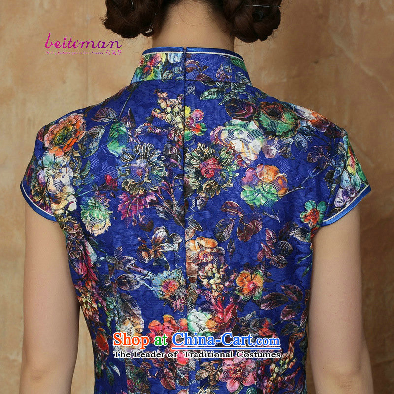 Mrs Ingrid Yeung as Overgrown Tomb for summer 2015 new women's dresses and stylish look elegant dresses improved short skirts, Retro qipao figure M, Mrs Ingrid Yeung economy Overgrown Tomb , , , shopping on the Internet