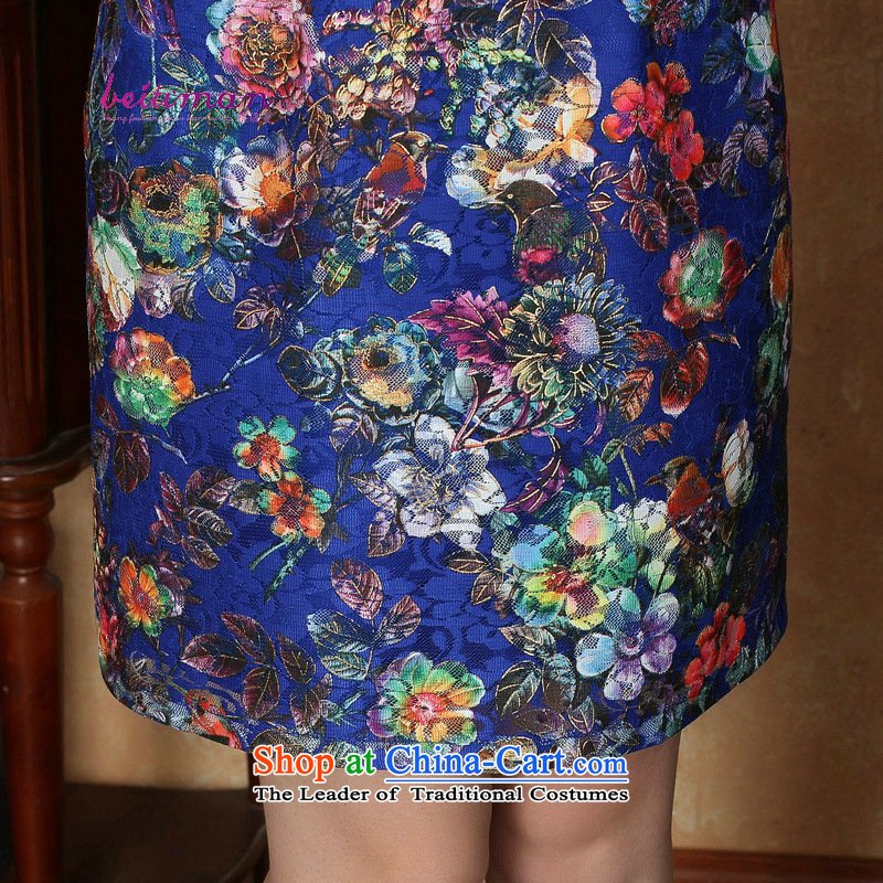 Mrs Ingrid Yeung as Overgrown Tomb for summer 2015 new women's dresses and stylish look elegant dresses improved short skirts, Retro qipao figure M, Mrs Ingrid Yeung economy Overgrown Tomb , , , shopping on the Internet