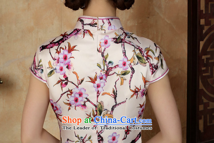 Mrs Ingrid Yeung as Overgrown Tomb for summer 2015 new short-sleeved ethnic short of daily cheongsam dress improved girls stylish embroidery cheongsam figure XXL picture, prices, brand platters! The elections are supplied in the national character of distribution, so action, buy now enjoy more preferential! As soon as possible.