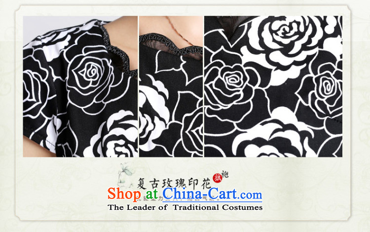 In accordance with the American Girl qipao retro, low-to-day of the forklift truck, improved short skirt LYE66608 embroidery cheongsam black XXL picture, prices, brand platters! The elections are supplied in the national character of distribution, so action, buy now enjoy more preferential! As soon as possible.
